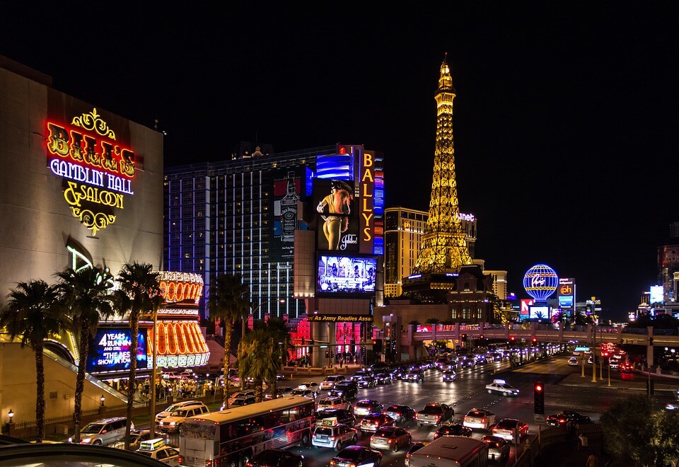 カジノの代名詞、ラスベガスの夜景