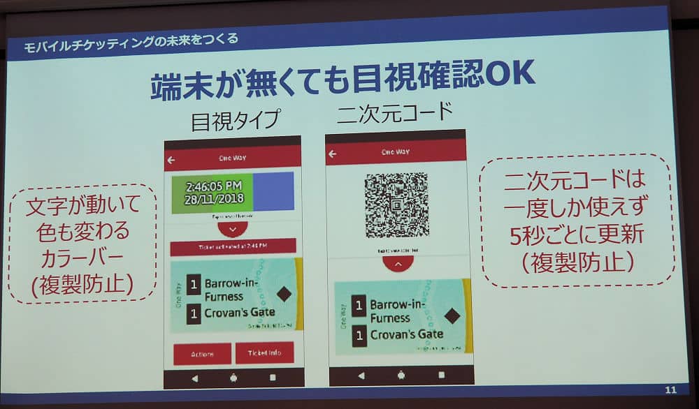 乗換案内チケット画像
